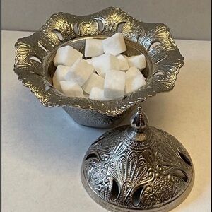 Candy Sugar Chocolate Bowl Turkish Antique Copper New